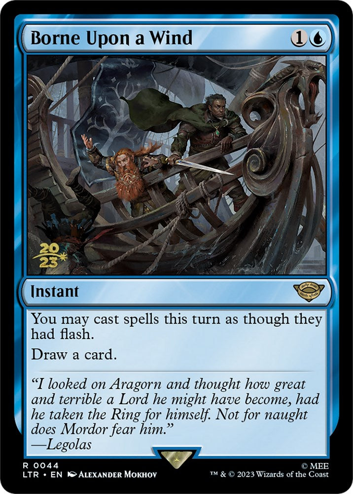 Borne Upon a Wind [The Lord of the Rings: Tales of Middle-Earth Prerelease Promos] | Good Games Morley