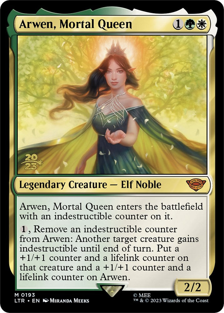 Arwen, Mortal Queen [The Lord of the Rings: Tales of Middle-Earth Prerelease Promos] | Good Games Morley