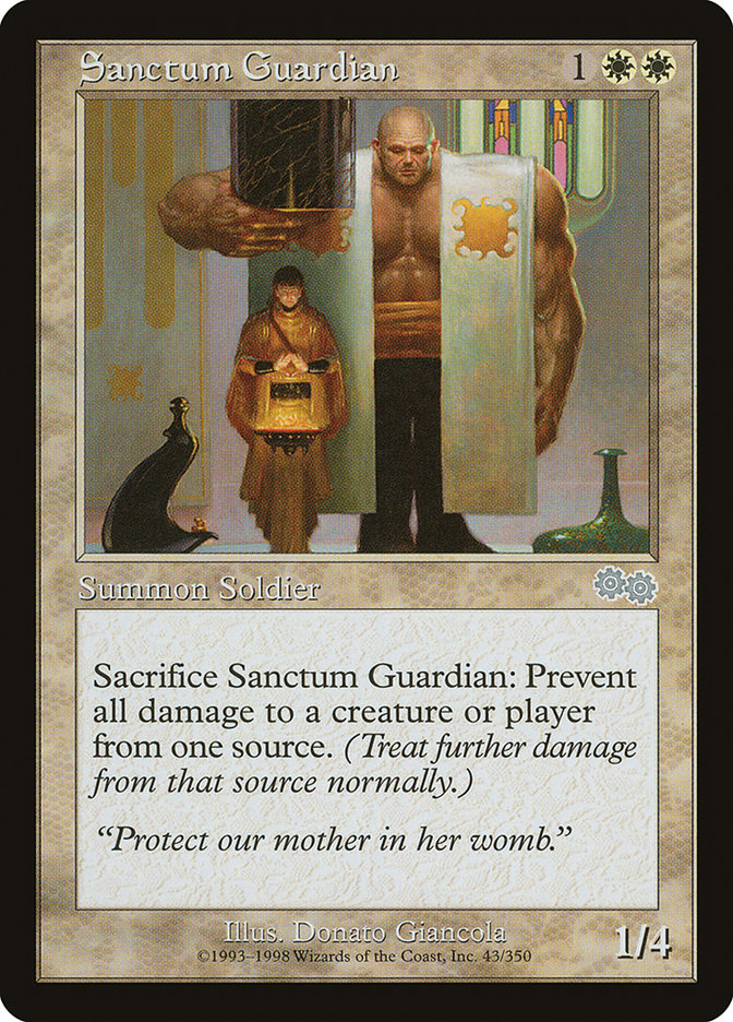 Sanctum Guardian [Urza's Saga] | Good Games Morley