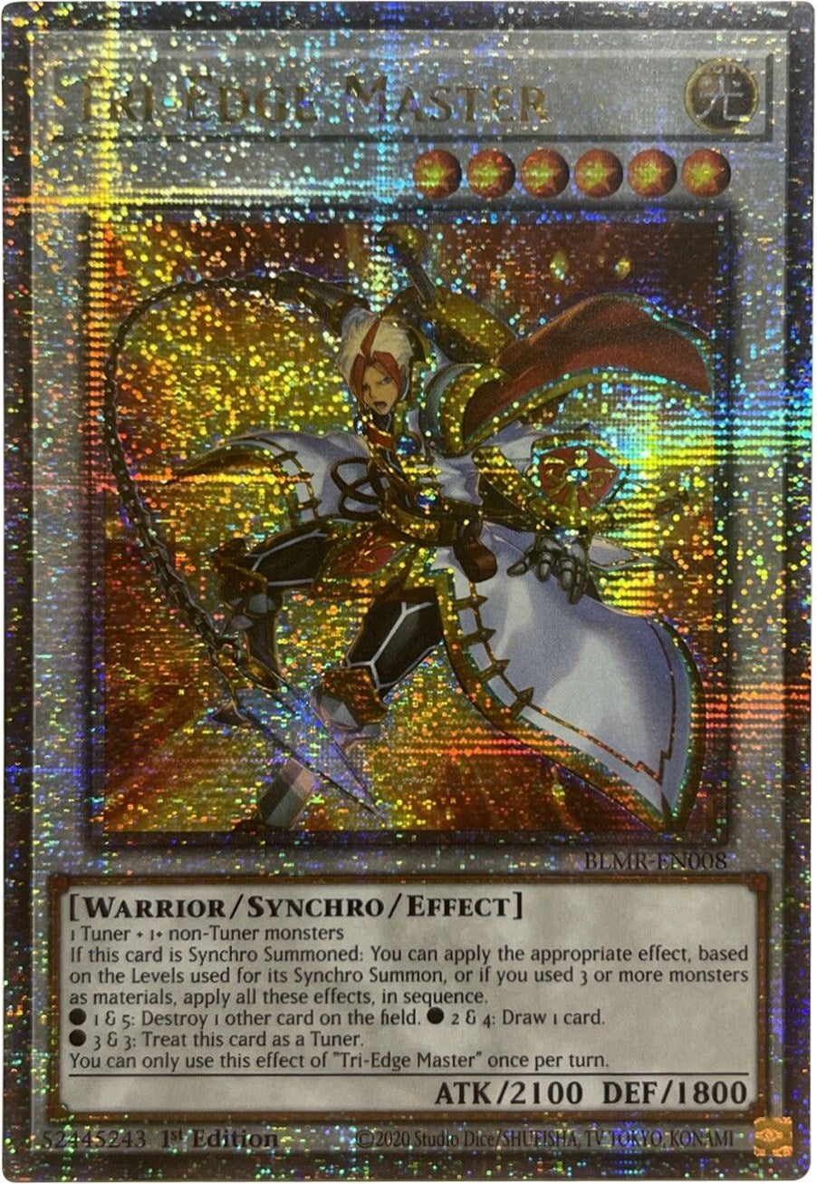 Tri-Edge Master [BLMR-EN008] Quarter Century Secret Rare | Good Games Morley