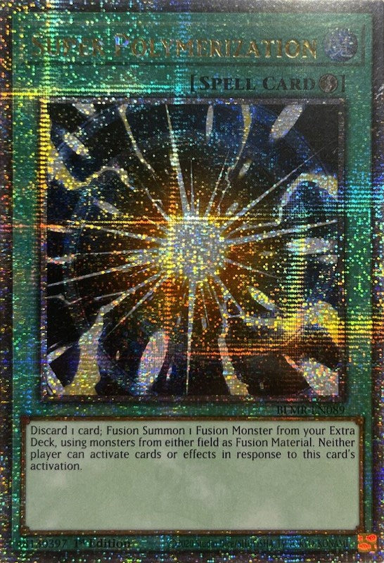Super Polymerization [BLMR-EN089] Quarter Century Secret Rare | Good Games Morley