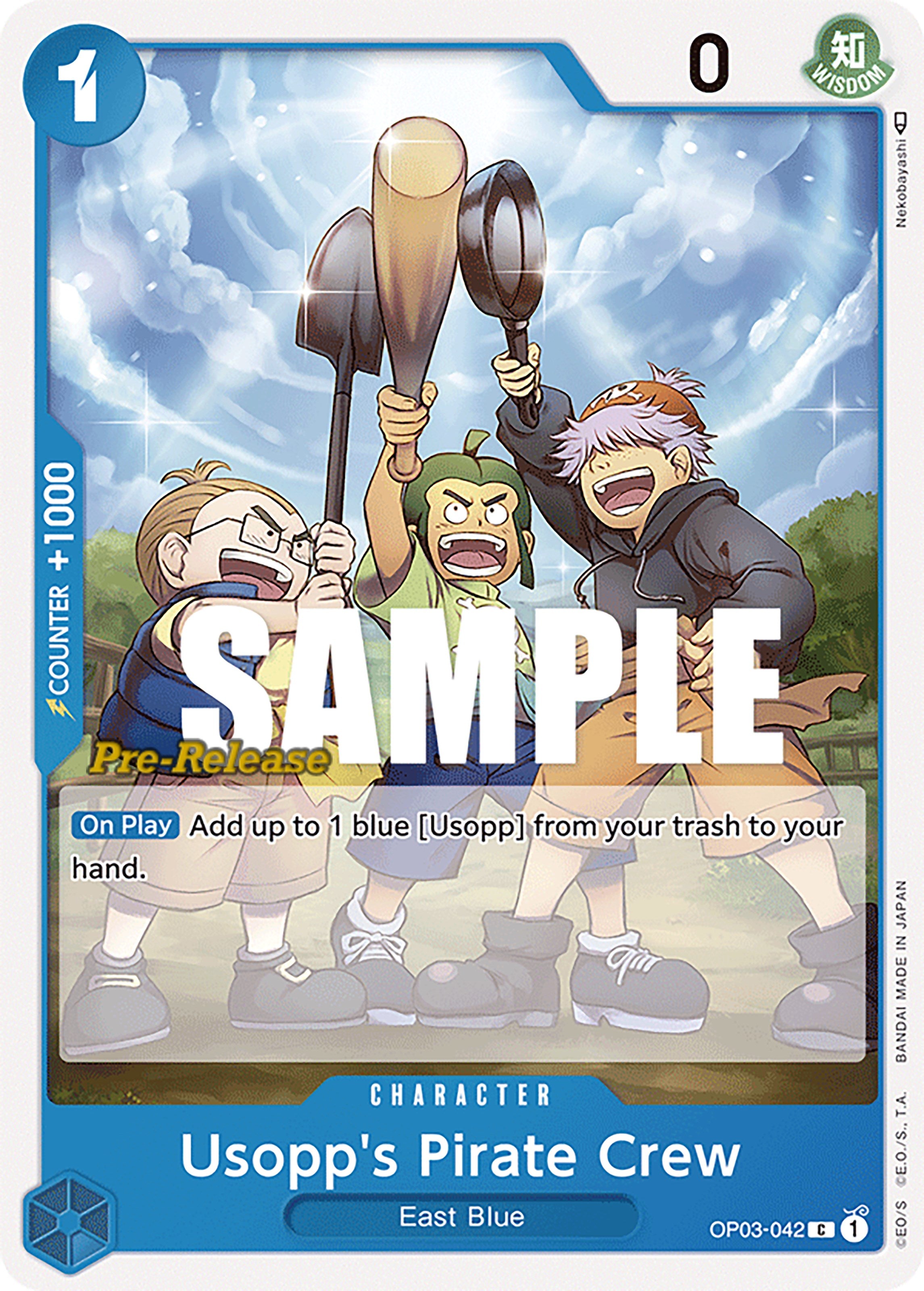 Usopp's Pirate Crew [Pillars of Strength Pre-Release Cards] | Good Games Morley