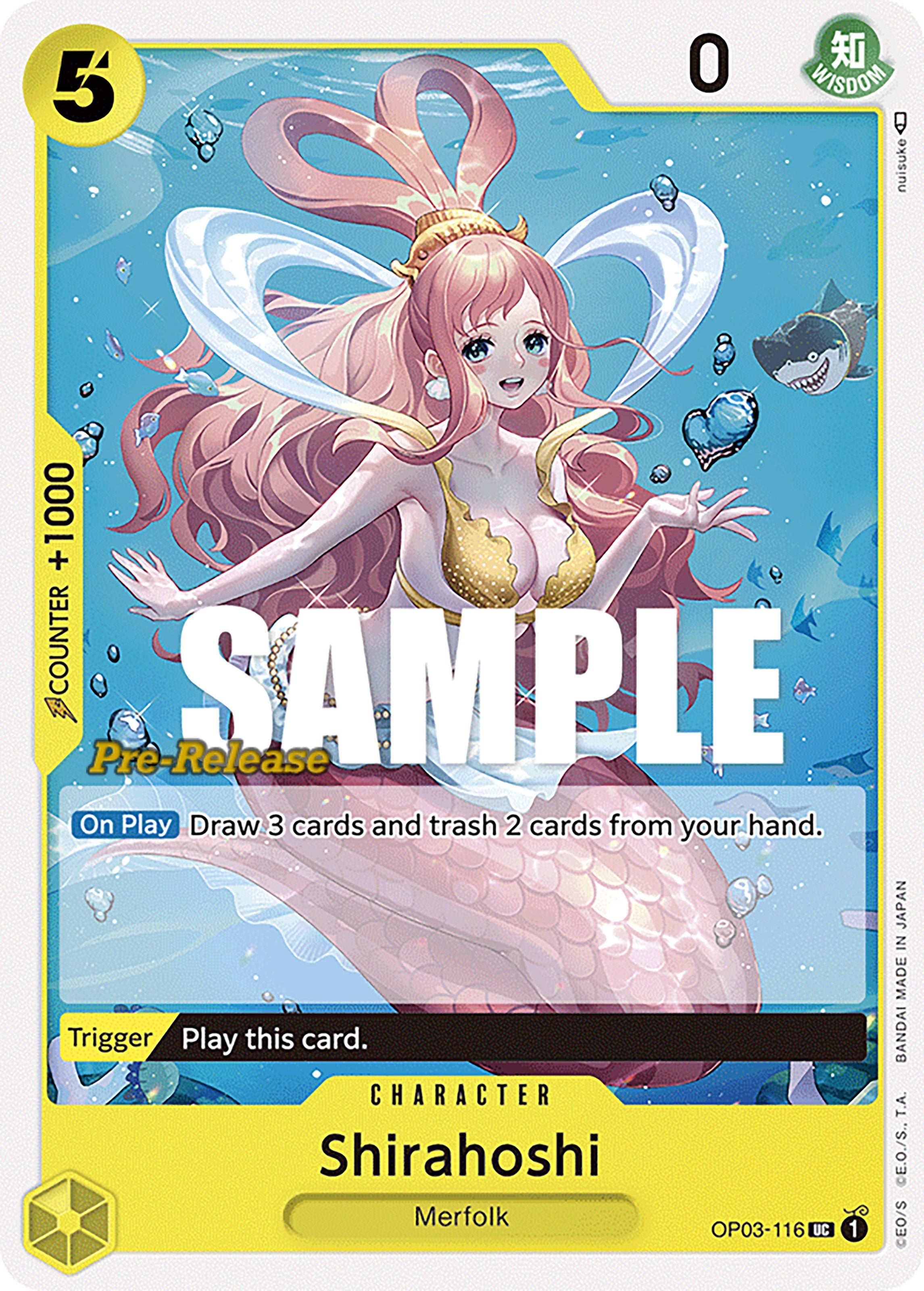 Shirahoshi [Pillars of Strength Pre-Release Cards] | Good Games Morley