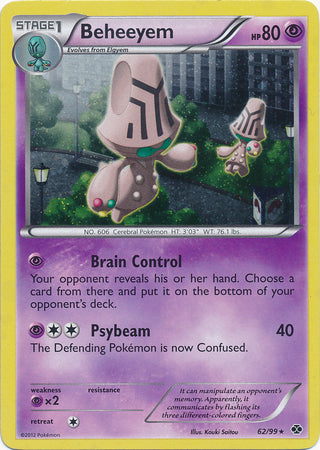 Beheeyem (62/99) (Cosmos Holo) [Black & White: Next Destinies] | Good Games Morley