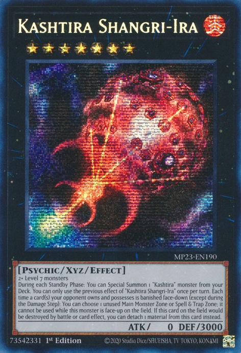 Kashtira Shangri-Ira [MP23-EN190] Prismatic Secret Rare | Good Games Morley