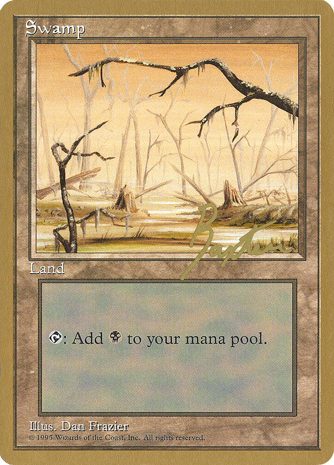 Swamp (gb370) (George Baxter) [Pro Tour Collector Set] | Good Games Morley