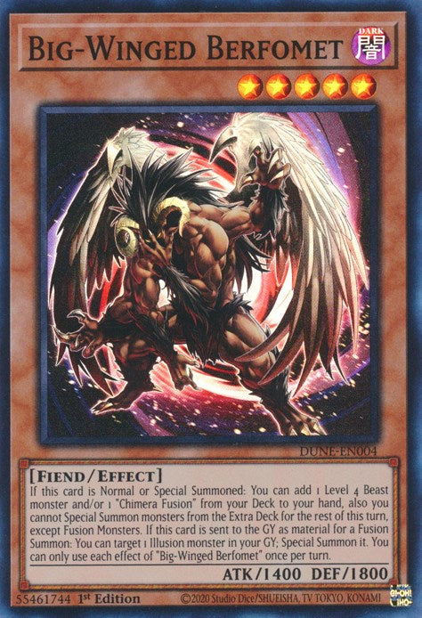 Big-Winged Berfomet [DUNE-EN004] Super Rare | Good Games Morley
