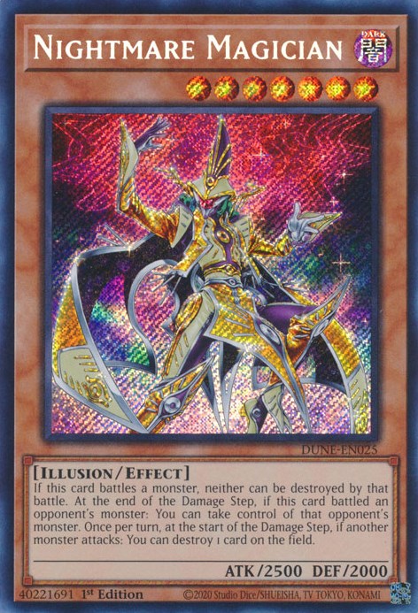 Nightmare Magician [DUNE-EN025] Secret Rare | Good Games Morley