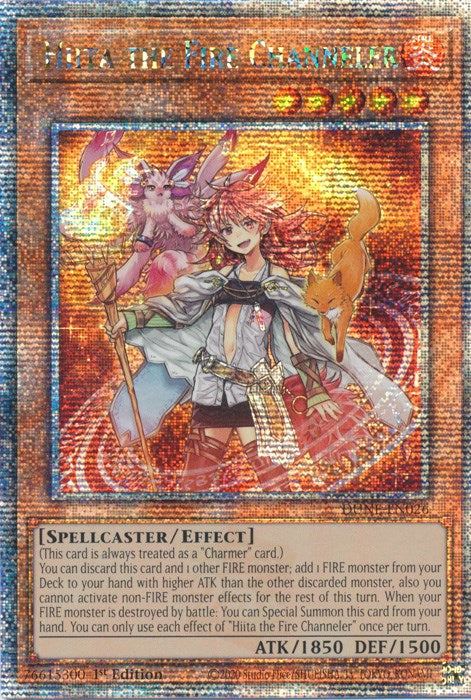 Hiita the Fire Channeler [DUNE-EN026] Quarter Century Secret Rare | Good Games Morley