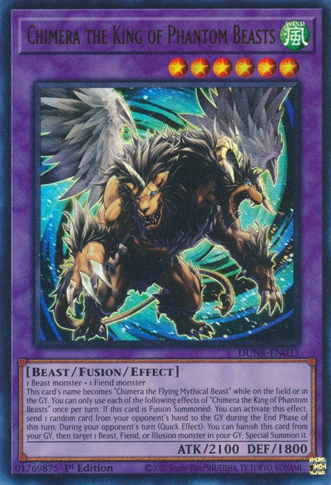 Chimera the King of Phantom Beasts [DUNE-EN033] Ultra Rare | Good Games Morley