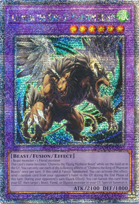 Chimera the King of Phantom Beasts [DUNE-EN033] Quarter Century Secret Rare | Good Games Morley