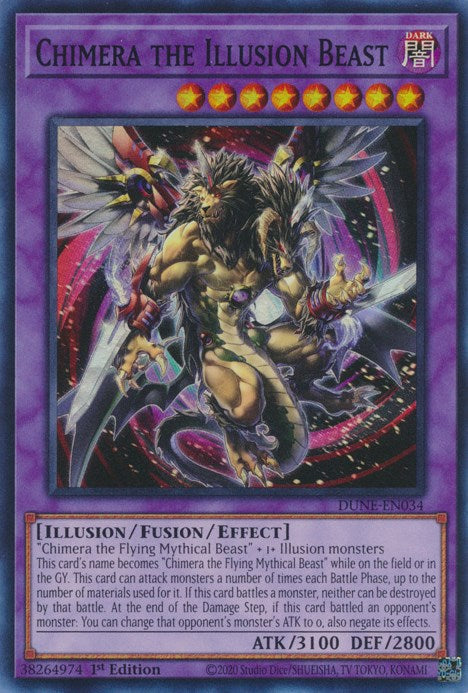 Chimera the Illusion Beast [DUNE-EN034] Super Rare | Good Games Morley
