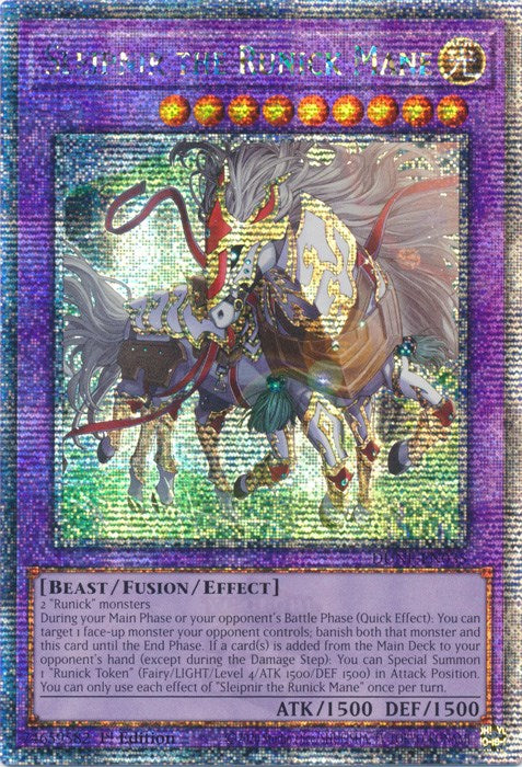Sleipnir the Runick Mane [DUNE-EN035] Quarter Century Secret Rare | Good Games Morley