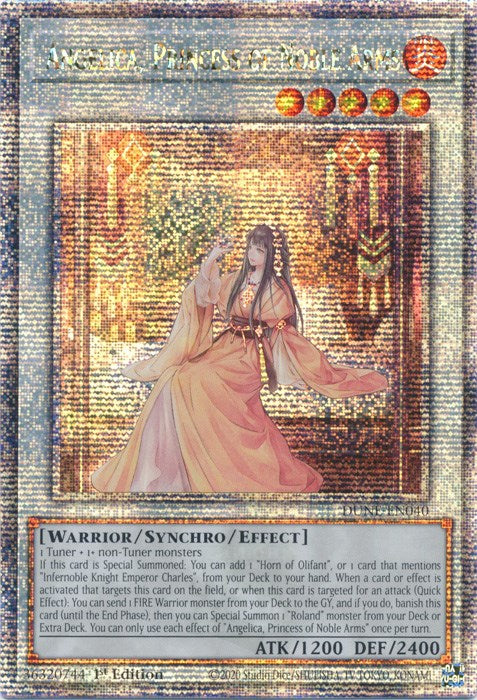Angelica, Princess of Noble Arms [DUNE-EN040] Quarter Century Secret Rare | Good Games Morley