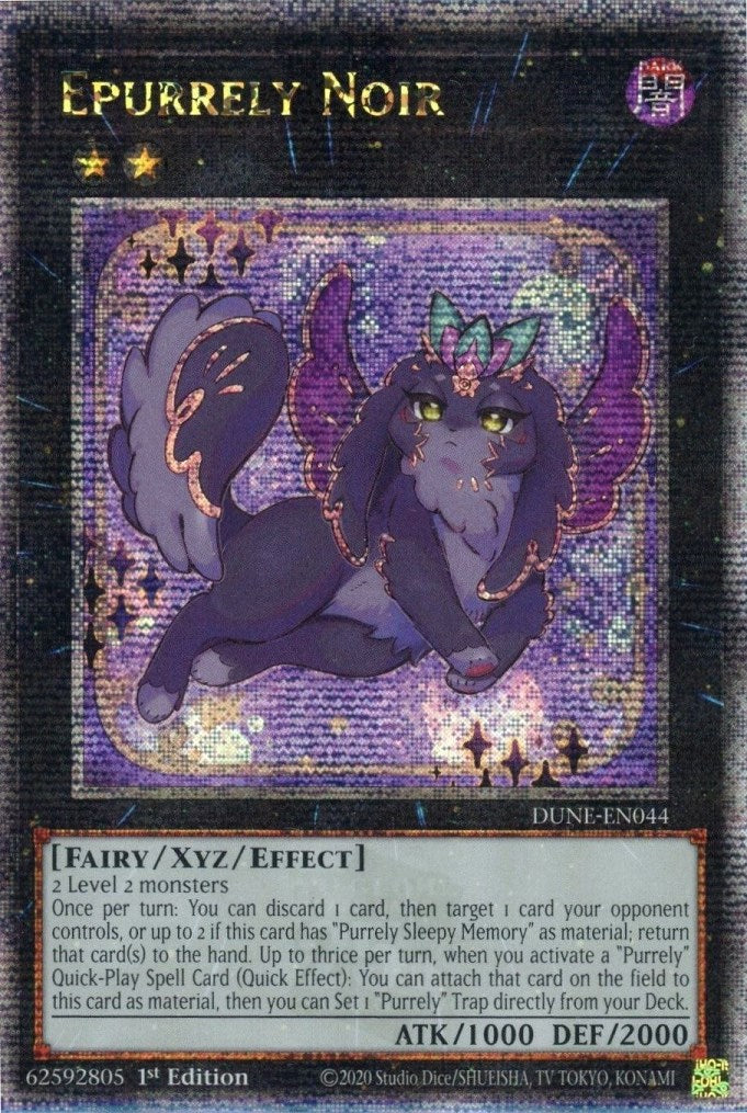 Epurrely Noir [DUNE-EN044] Quarter Century Secret Rare | Good Games Morley