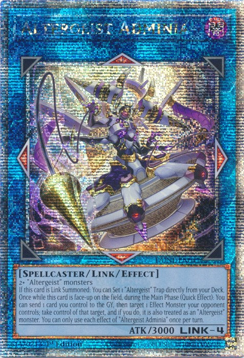 Altergeist Adminia [DUNE-EN047] Quarter Century Secret Rare | Good Games Morley