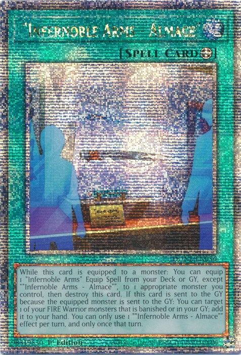 "Infernoble Arms - Almace" [DUNE-EN056] Quarter Century Secret Rare | Good Games Morley