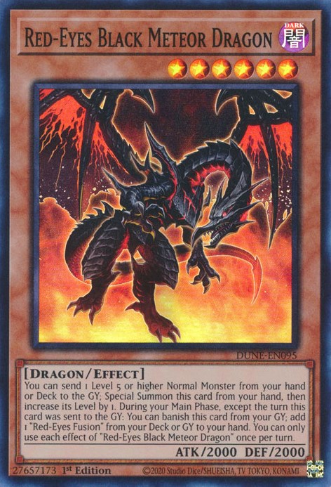Red-Eyes Black Meteor Dragon [DUNE-EN095] Super Rare | Good Games Morley