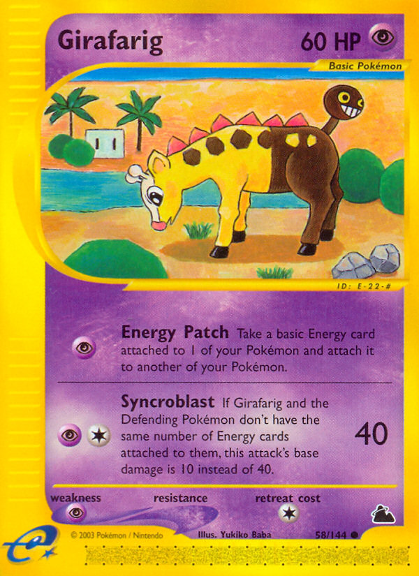 Girafarig (58/144) [Skyridge] | Good Games Morley