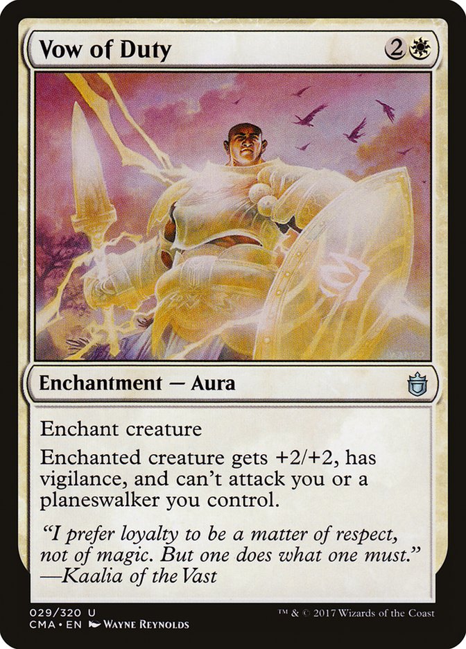 Vow of Duty [Commander Anthology] | Good Games Morley