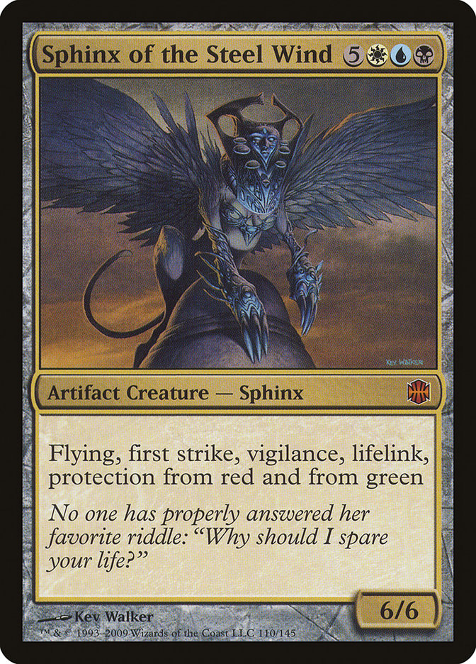 Sphinx of the Steel Wind [Alara Reborn] | Good Games Morley