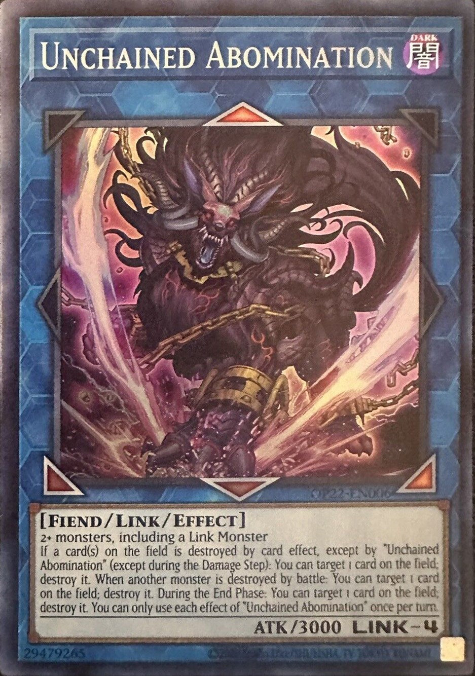 Unchained Abomination [OP22-EN006] Super Rare | Good Games Morley