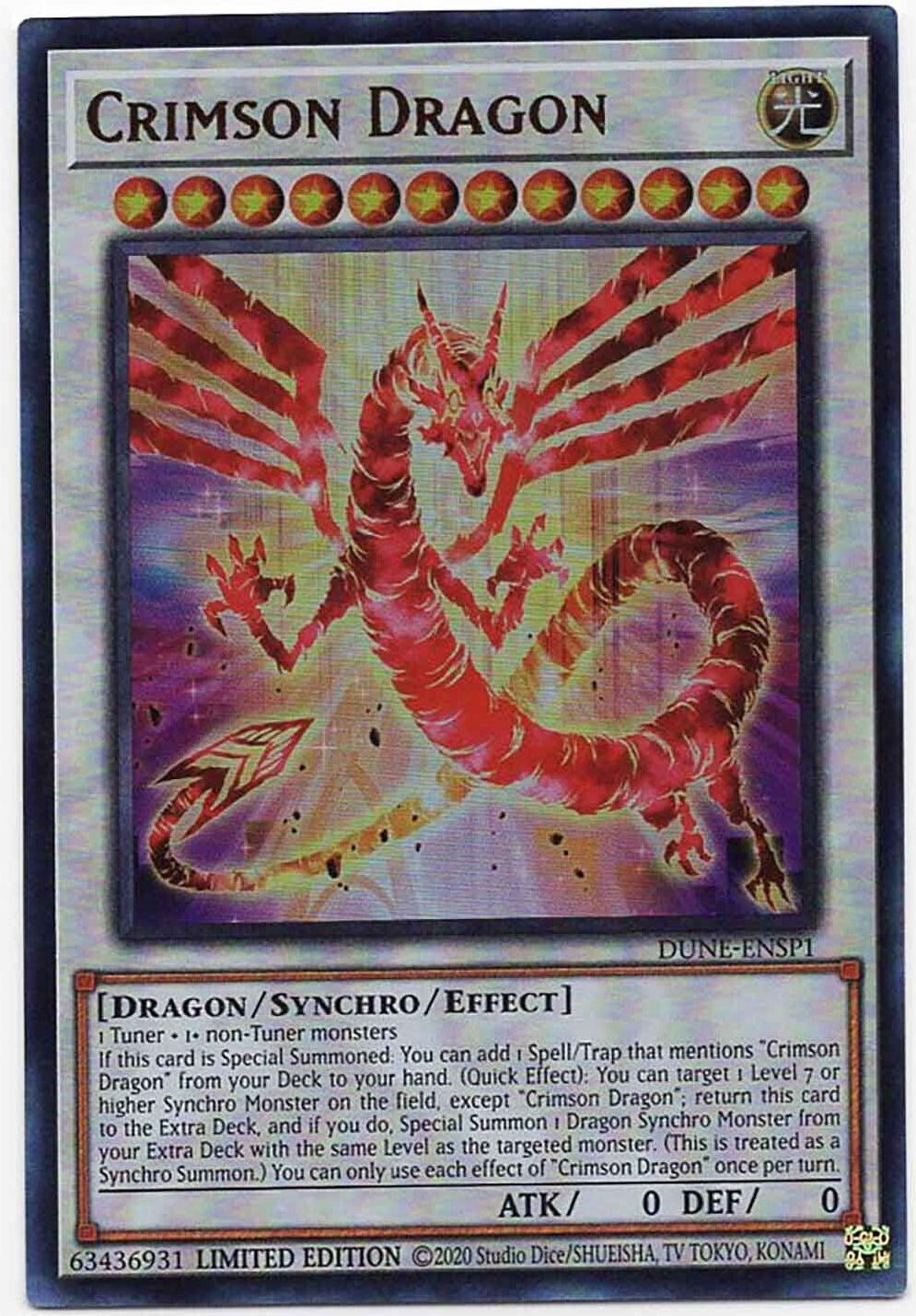 Crimson Dragon [DUNE-ENSP1] Ultra Rare | Good Games Morley