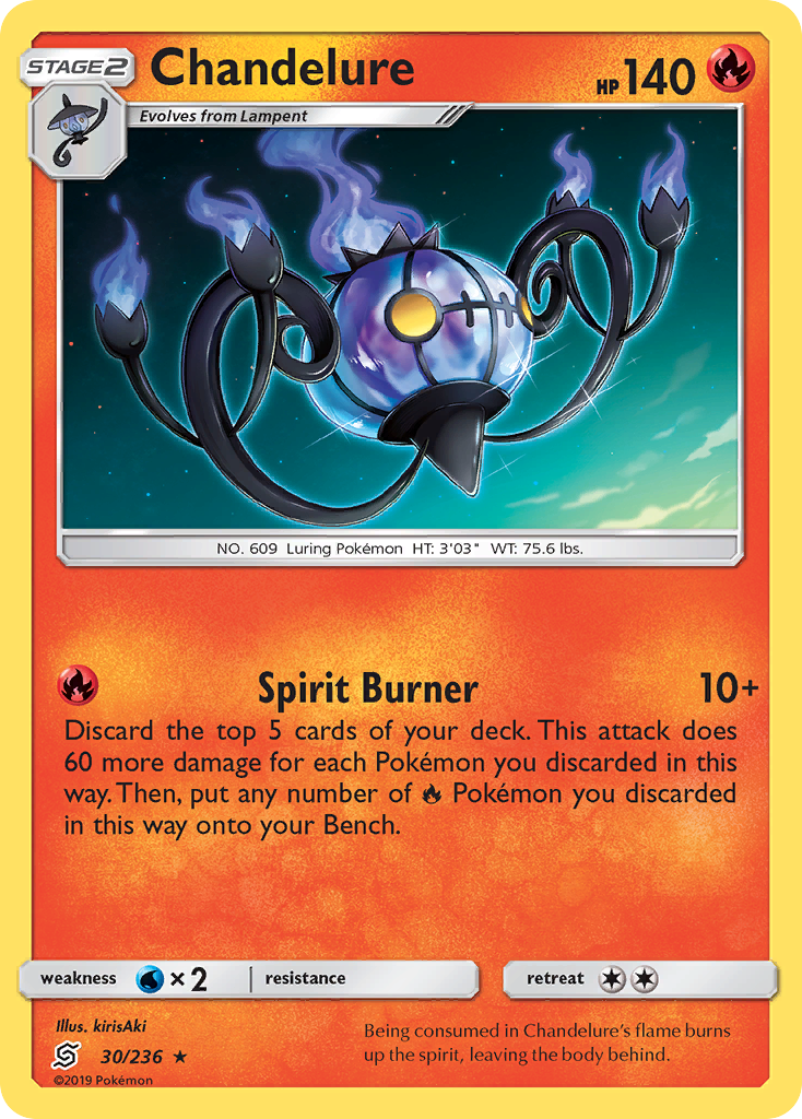 Chandelure (30/236) [Sun & Moon: Unified Minds] | Good Games Morley