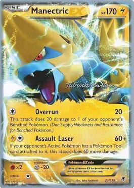 Manectric EX (23/119) (Punches 'n' Bites - Patrick Martinez) [World Championships 2015] | Good Games Morley