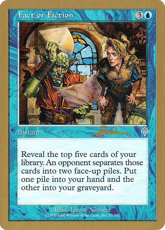 Fact or Fiction (Antoine Ruel) [World Championship Decks 2001] | Good Games Morley