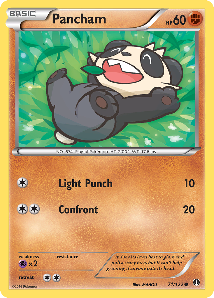 Pancham (71/122) [XY: BREAKpoint] | Good Games Morley