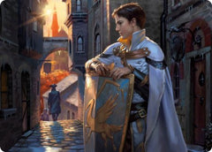 Dennick, Pious Apprentice Art Card [Innistrad: Midnight Hunt Art Series] | Good Games Morley
