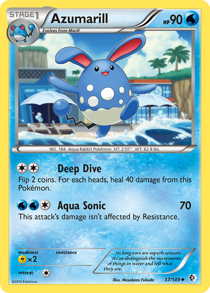 Azumarill (37/149) [Black & White: Boundaries Crossed] | Good Games Morley