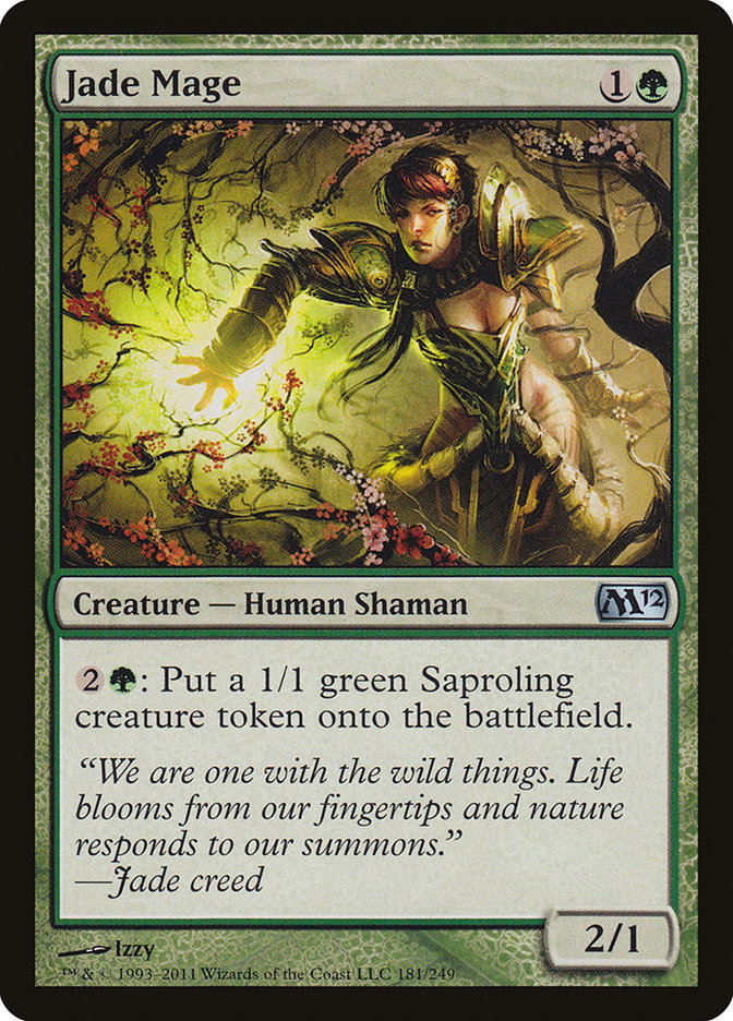 Jade Mage [Magic 2012] | Good Games Morley