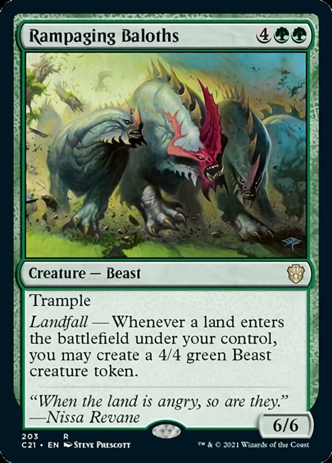 Rampaging Baloths [Commander 2021] | Good Games Morley