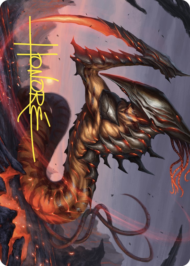 Blade Sliver Art Card (Gold-Stamped Signature) [Commander Masters Art Series] | Good Games Morley