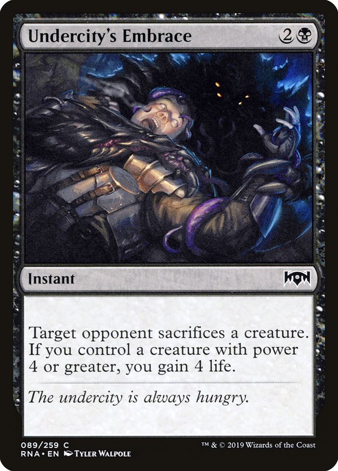 Undercity's Embrace [Ravnica Allegiance] | Good Games Morley