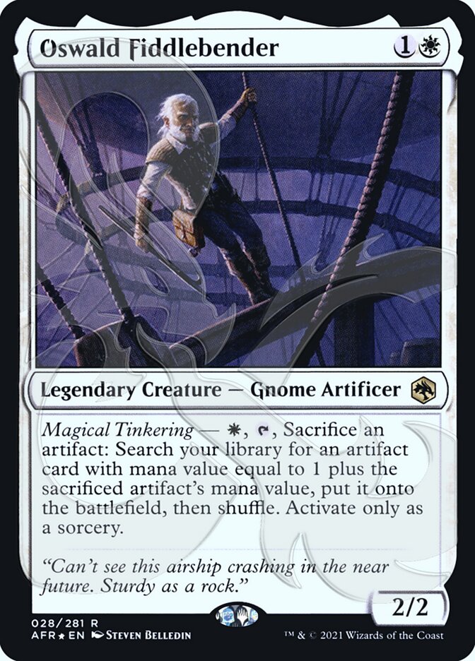 Oswald Fiddlebender (Ampersand Promo) [Dungeons & Dragons: Adventures in the Forgotten Realms Promos] | Good Games Morley