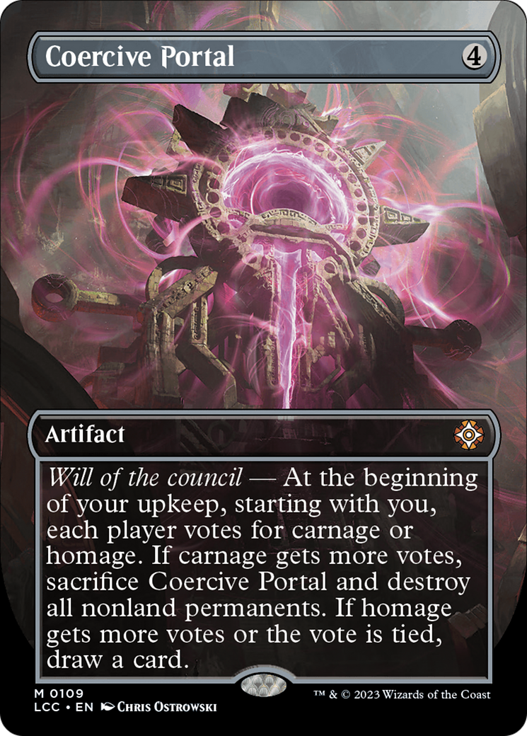 Coercive Portal (Borderless) [The Lost Caverns of Ixalan Commander] | Good Games Morley