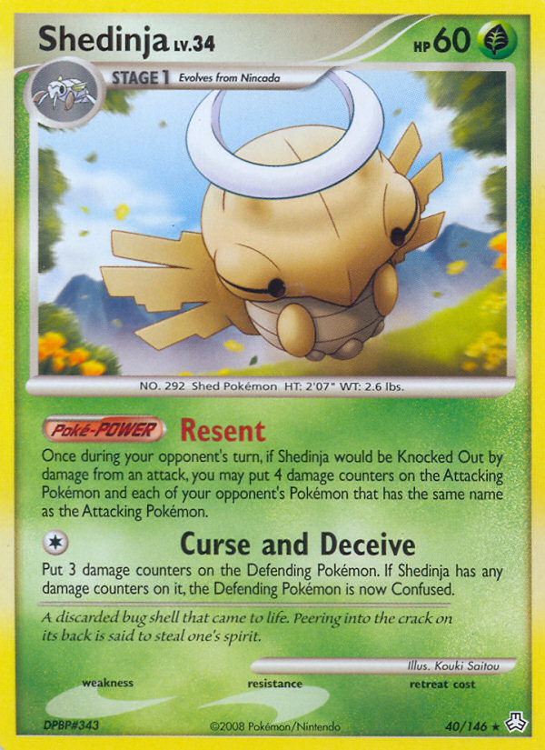 Shedinja (40/146) [Diamond & Pearl: Legends Awakened] | Good Games Morley
