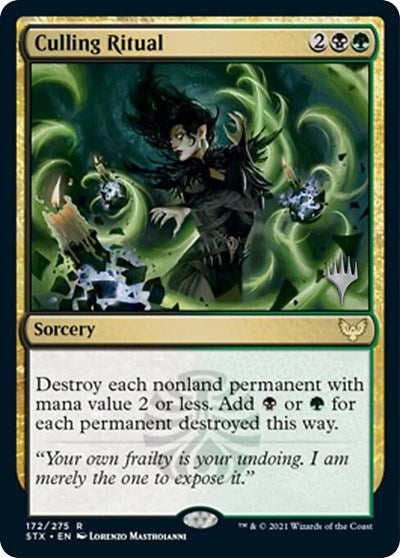 Culling Ritual (Promo Pack) [Strixhaven: School of Mages Promos] | Good Games Morley
