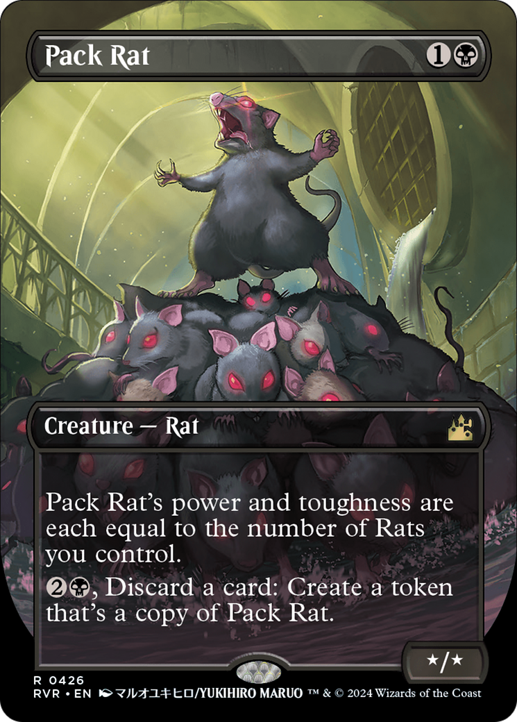 Pack Rat (Anime Borderless) [Ravnica Remastered] | Good Games Morley