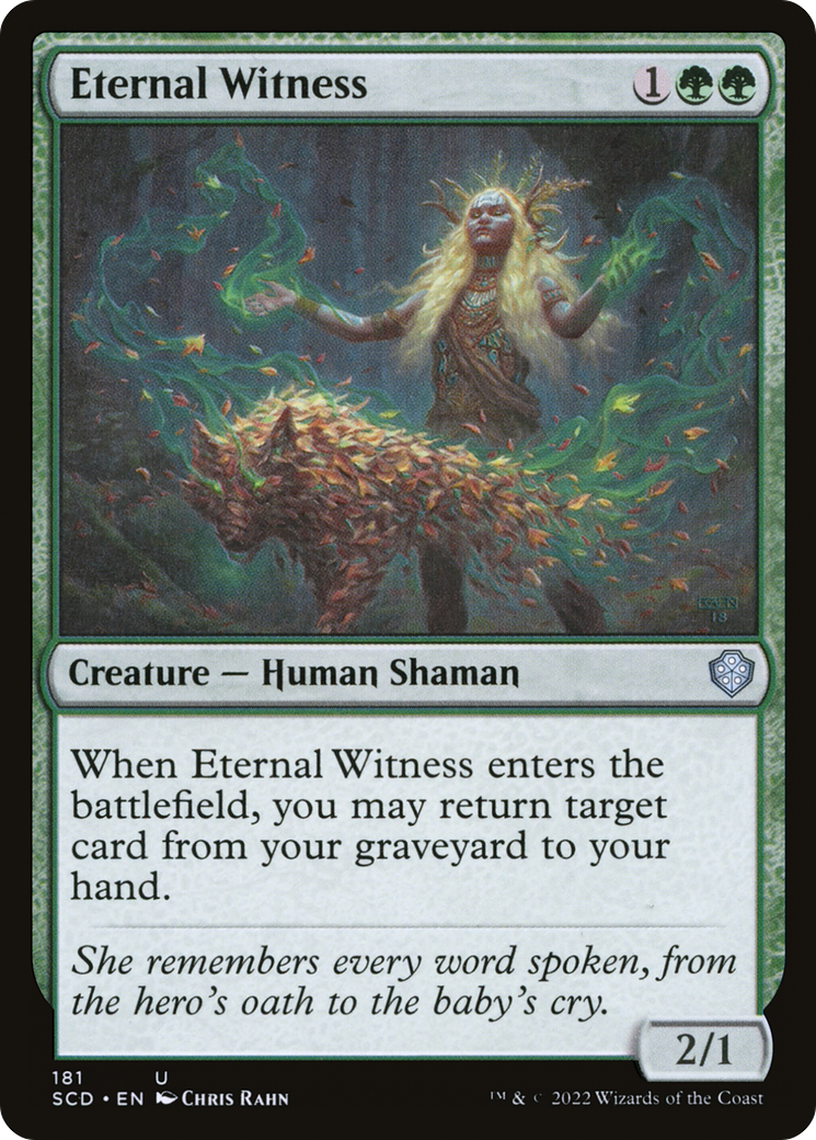Eternal Witness [Starter Commander Decks] | Good Games Morley