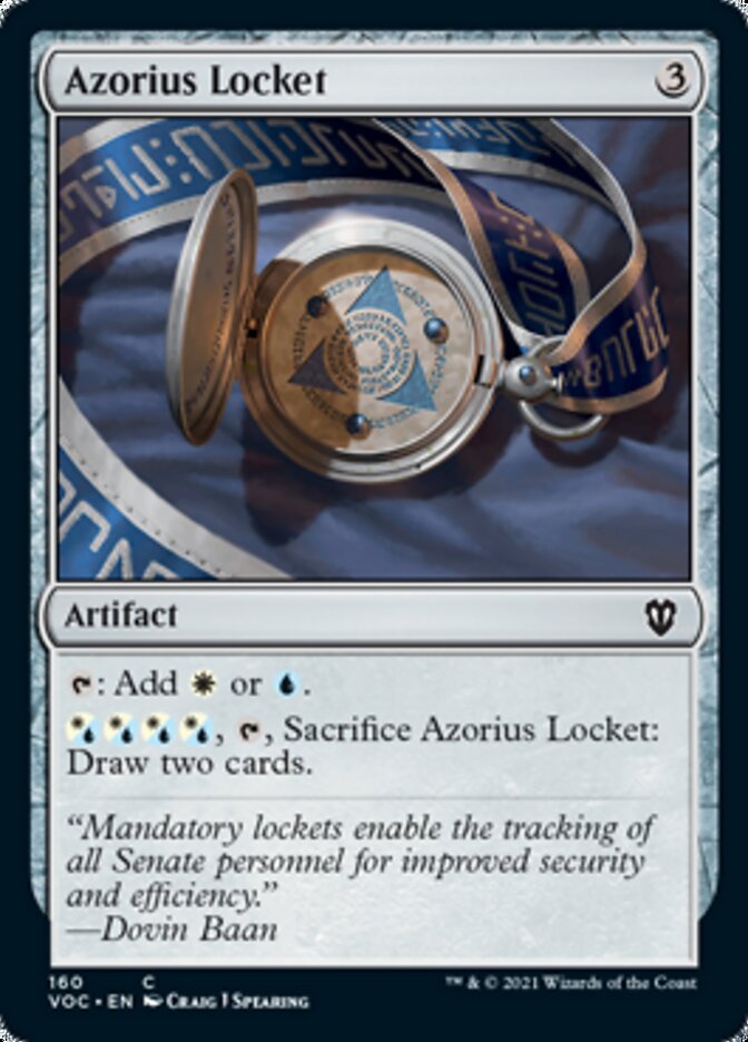Azorius Locket [Innistrad: Crimson Vow Commander] | Good Games Morley