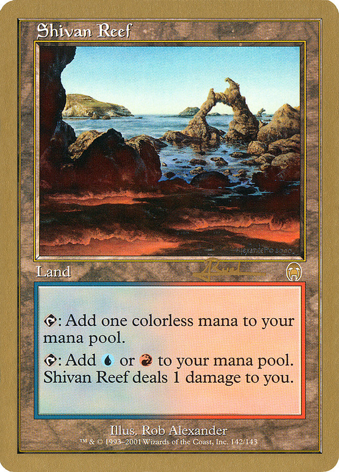 Shivan Reef (Antoine Ruel) [World Championship Decks 2001] | Good Games Morley
