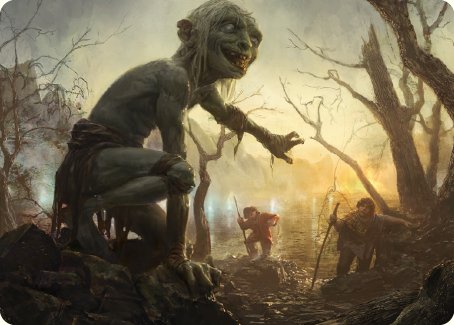Smeagol, Helpful Guide Art Card [The Lord of the Rings: Tales of Middle-earth Art Series] | Good Games Morley
