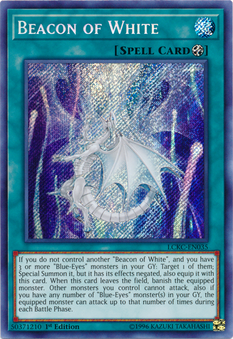 Beacon of White [LCKC-EN035] Secret Rare | Good Games Morley