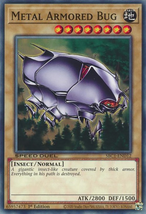 Metal Armored Bug [SBC1-END12] Common | Good Games Morley