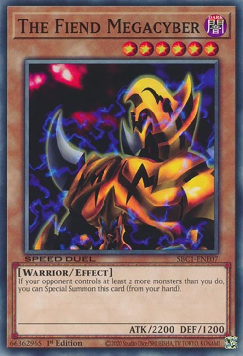 The Fiend Megacyber [SBC1-ENE07] Common | Good Games Morley