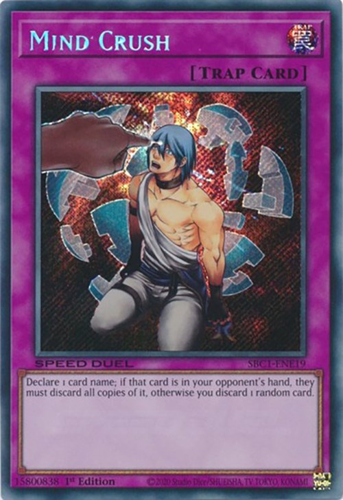 Mind Crush (Secret Rare) [SBC1-ENE19] Secret Rare | Good Games Morley